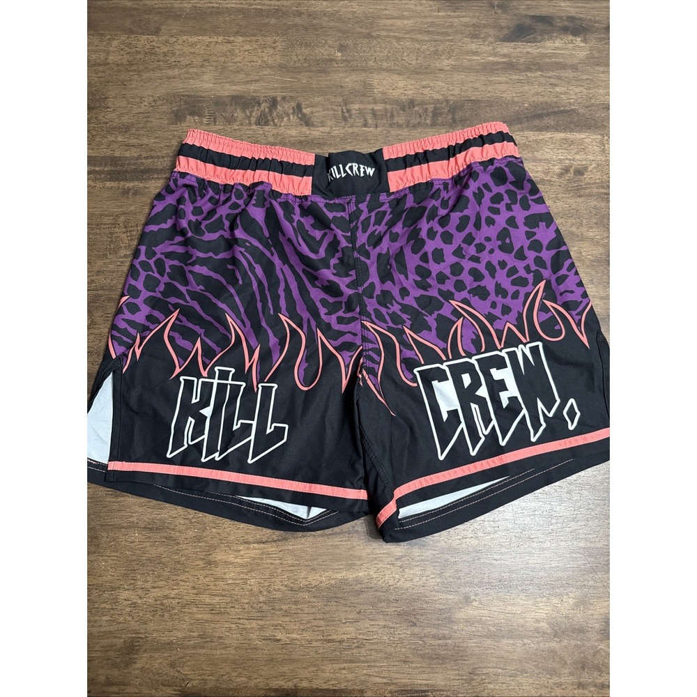 Kill Crew Purple and Black Athletic Shorts